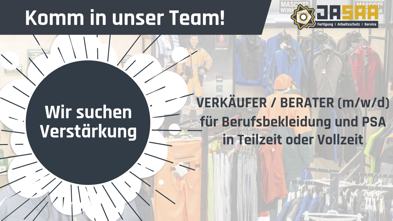 Stellenanzeige Verkäufer/Berater (m/w/d) für Berufsbekleidung und PSA